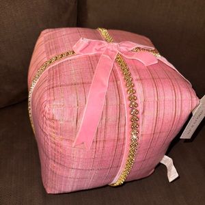 Pink present pillow — Viral TikTok Pillow for Pink Christmas